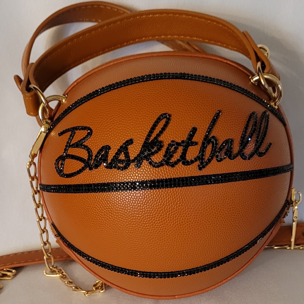 Brown Basketball Purse